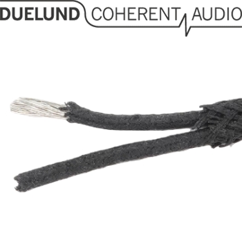 Duelund DUAL DCA12GA tinned copper multistrand wire in cotton and oil (1m)