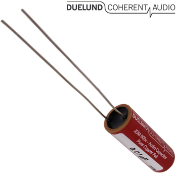 JDM-Cu-010: 0.01uF 600Vdc Duelund JDM Copper Foil Capacitor