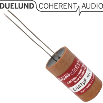 JDM-Cu-040: 0.047uF 600Vdc Duelund JDM Pure Copper Foil Capacitor