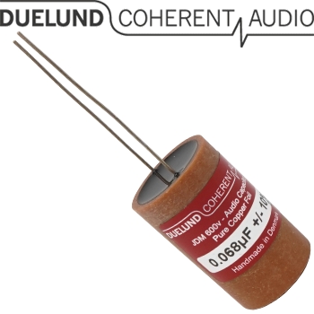 JDM-Cu-060: 0.068uF 600Vdc Duelund JDM Pure Copper Foil Capacitor