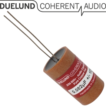 JDM-Cu-070: 0.082uF 600Vdc Duelund JDM Pure Copper Foil Capacitor