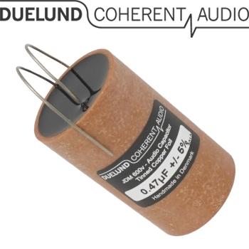 JDM-CuSn-330: 0.47uF 600Vdc Duelund JDM Tinned Copper Foil Capacitor