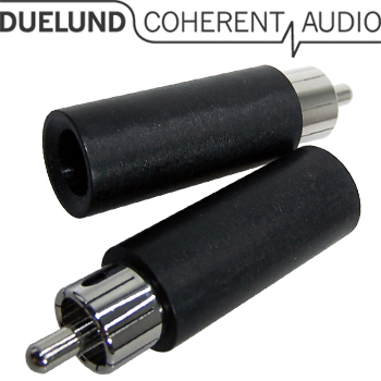 Duelund RCA Plug, Rhodium Plated