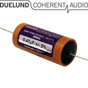 RSM-010: 0.47uF 200Vdc Duelund RS Mylar Capacitors