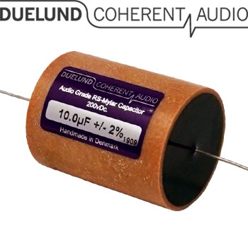 RSM-110: 10uF 200Vdc Duelund RS Mylar Capacitors