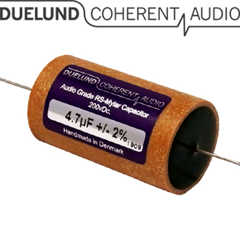 RSM-070: 4.7uF 200Vdc Duelund RS Mylar Capacitors