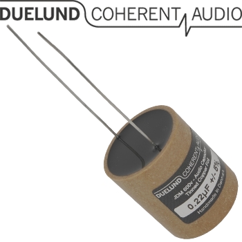 JDM-CuSn-310: 0.22uF 600Vdc Duelund JDM Tinned Copper Foil Capacitor