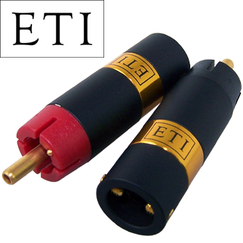 ETI Research Brass Bullet Plugs, Aluminium Case - DISCONTINUED