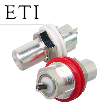 ETI-Research Silver Phono Pod RCA Socket (Pair)