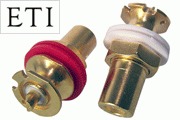 ETI Research PhonoPod, TeCu Gold Plated Female RCA socket