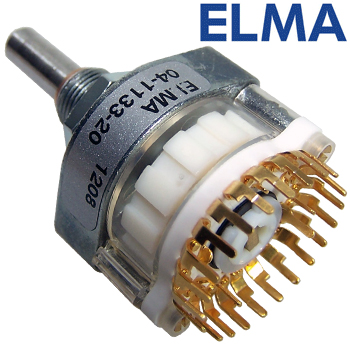 Elma 1 pole 24 way switch, 04-1133-20 PCB
