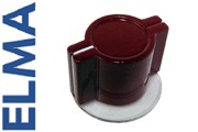 Elma - Marconi Classic British wing knob with skirt - BURGUNDY