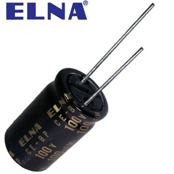 Elna RBD Electrolytic Bipolar Capacitors