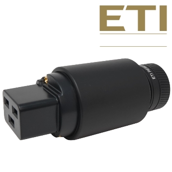 ETI Research Legato IEC C19 Gold Plated AC Connector