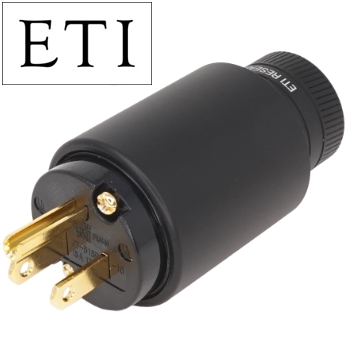ETI Research Legato US AC Connector, Gold Plated