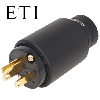 ETI Research Legato US AC Connector, Gold-plated