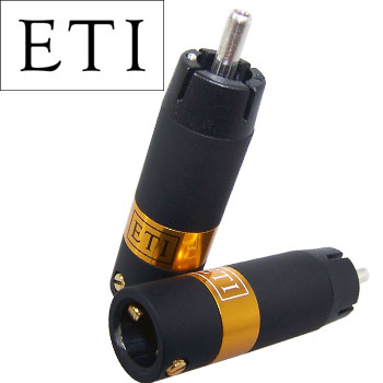 ETI Research Link RCA Connectors, Pure Silver