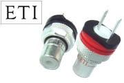 ETI Research FS-08 Silver RCA Socket