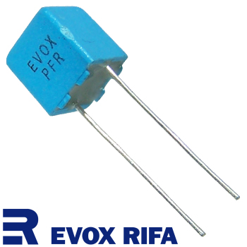 PFR-280: 390pF 100Vdc Evox Rifa PFR Polypropylene Film, Aluminium Foil Capacitor