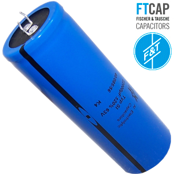 SI22306335100: 22000uF 63Vdc F&T Type SI Radial Electrolytic Capacitor