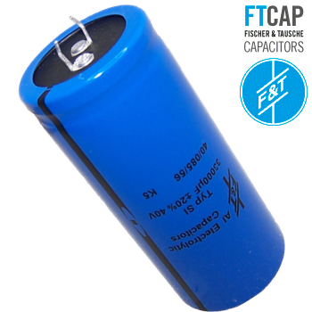 SI33304035080: 33000uF 40Vdc F&T Type SI Radial Electrolytic Capacitor