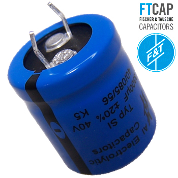 SI33204022025: 3300uF 40Vdc F&T Type SI Radial Electrolytic Capacitor