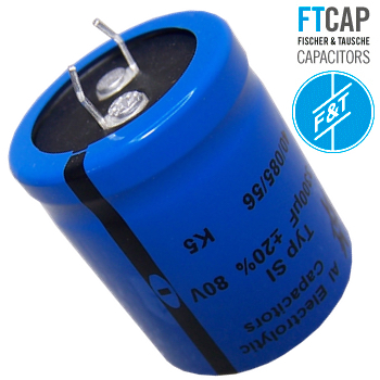 SI33208030035: 3300uF 80Vdc F&T Type SI Radial Electrolytic Capacitor