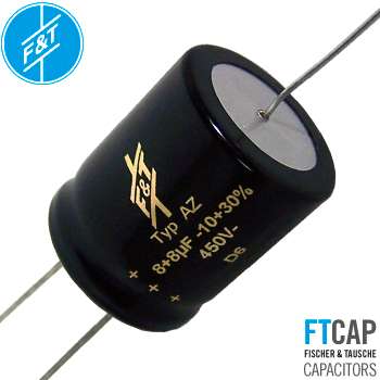 F&T Electrolytic Dual Section Type AZ Capacitors