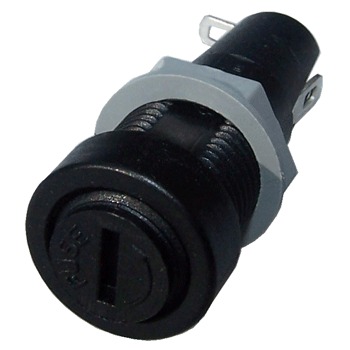 Fuseholder, low profile for 20mm fuses