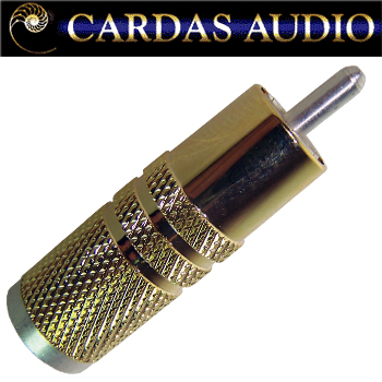 Cardas GSMO RCA plug, silver plated