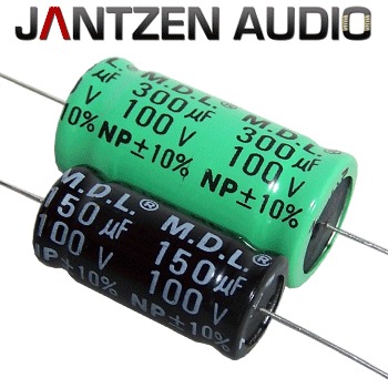 We now offer more choice of bi-polar electrolytics especially suited to loudspeaker crossover use with these low cost caps from Jantzen.