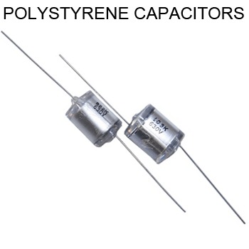 6 new values of polystyrene capacitor added to the range: 18, 30, 360, 430, 620, 910pf - all rated at 630v