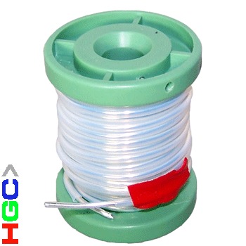 HGC pure silver 1.5mm dia wire (1 metre) sheathed