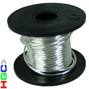 HGC Pure silver wire, unsheathed 0.5mm (1m)