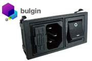 Bulgin IEC Inlet with Switch and Fuseholder - Panel Mount - DISCONTINUED