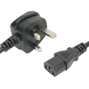 UK Plug to IEC Mains Lead (2m)