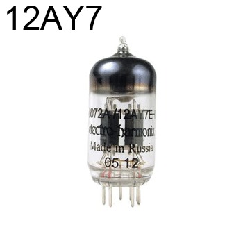 12AY7 double triode Valve