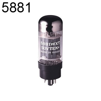 5881 tetrode Valve