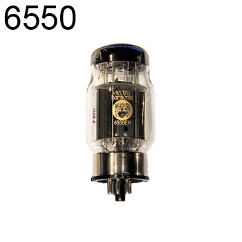 6550 tetrode Valve