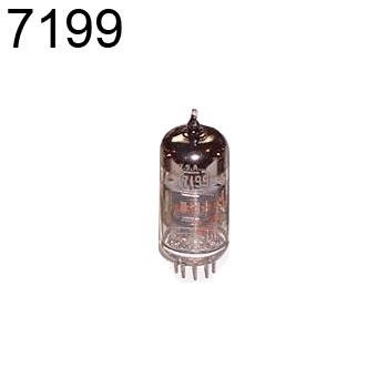 7199 triode/pentode Valve