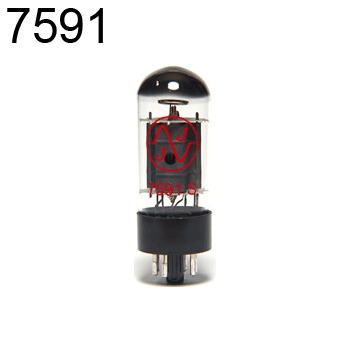 7591 tetrode Valve