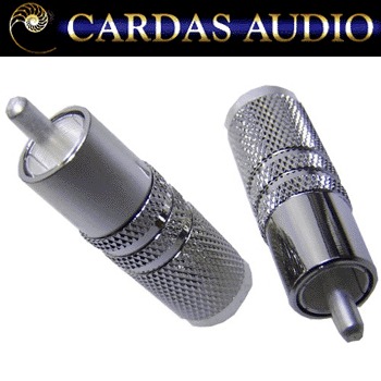 Cardas SLVR RCA plug, silver plated - DISCONTINUED