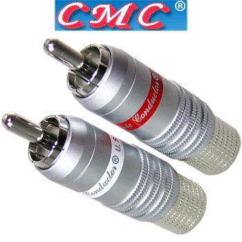 CMC Rhodium plated RCA plugs