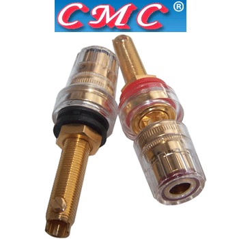 CMC-858-L-G Gold plated, long binding posts (Pair)