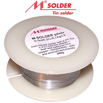 Mundorf 3.8% silver solder, 1mm diameter - DISCONTINUED