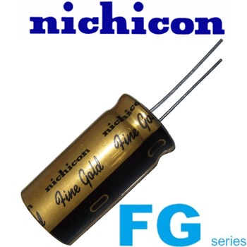 Nichicon Muse FG  Fine Gold  UFG1K221MHM  220uF 80V  12,5x25mm  RM5  #BP 4 pcs 