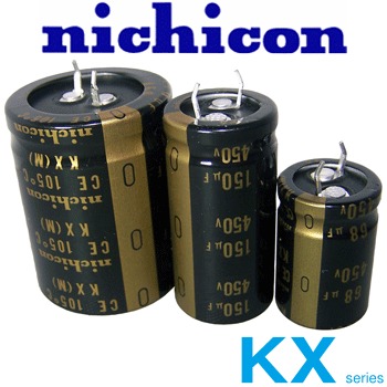 Nichicon KX electrolytic capacitors