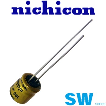 Nichicon SW electrolytic capacitors 