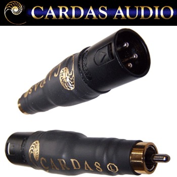 MRCA-MXLR: Cardas male RCA to male XLR adapter