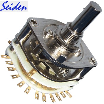 Seiden 2 pole 6 way selector switch, No.32006, 32NEG